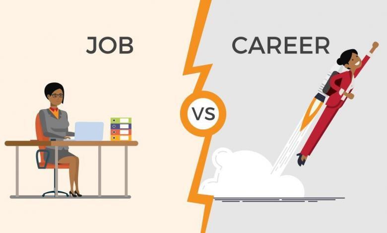 perbedaan antara pekerjaan dengan karir